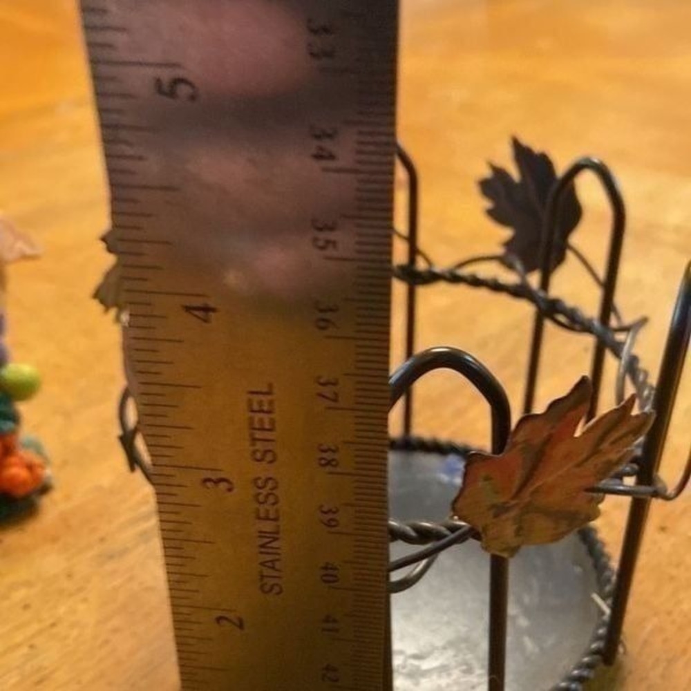 Thanksgiving candle holder and decoration - Picture 11 of 12